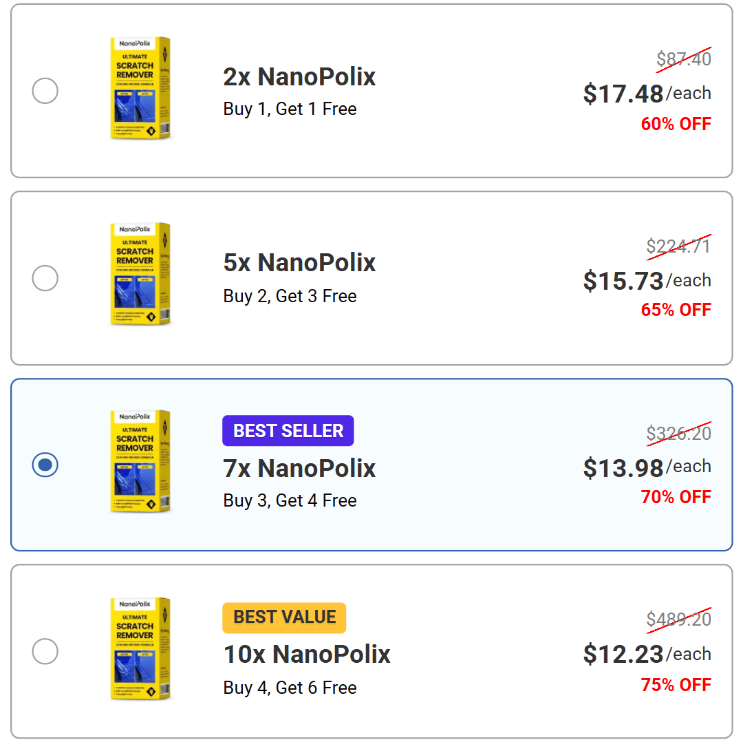 NanoPolix discount offer